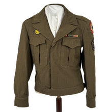 Load image into Gallery viewer, WWII US Army Ike Jacket, North African Theater, Staff Sergeant