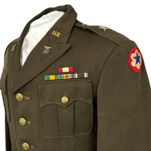 Load image into Gallery viewer, WWII US Army Officers Wool Uniform, Maj Gen Frank Scowden