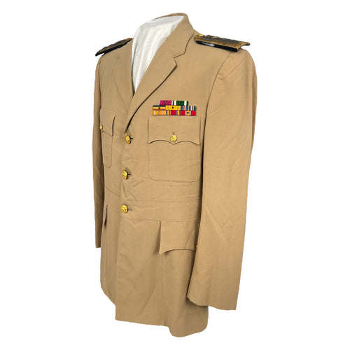 Vietnam War Era US Navy Khaki Dress Uniform, RADM Bernhard H. Bieri, USS San Francisco