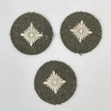 Load image into Gallery viewer, WWII German Heer Rank Pip Patches (x3)