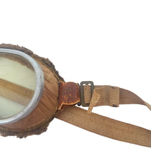 Load image into Gallery viewer, WWI US Army Air Service Resistal Fur-Lined Flying Goggles, Named