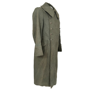 WWII German M42 Overcoat w/ SS Insignia Ghosting