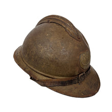 Load image into Gallery viewer, WWI French North African Colonial Zouave Helmet with Liner &amp; Chinstrap