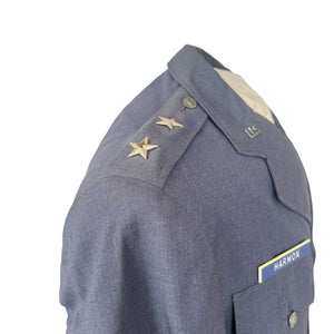 Korean War Era USAF Officers Dress Blue Jacket, Maj. Gen. Reginald C. Harmon