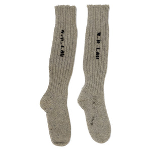 WWI US Navy Wool Winter Socks, Stenciled Name