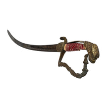 Load image into Gallery viewer, Pre Civil War Eagle Head Sword, Silver-Plated and Etched