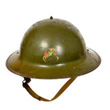 Load image into Gallery viewer, Pre-WWII US Army M1917A1 “Kelly” Helmet w/ Liner &amp; Chinstrap, 151st FA BN, 34th Inf Div