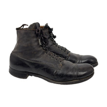 Load image into Gallery viewer, WWI US Navy Enlisted Black High-Top Shoes