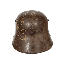 Load image into Gallery viewer, WWI German M16 Stahlhelm, US Souvenir Mail Home, Named, 414th Telegraph BN