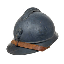 Load image into Gallery viewer, WWI French Army Private Purchase Adrian Infantry Helmet with Liner and Chinstrap