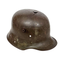 Load image into Gallery viewer, WWI German M16 Stahlhelm Shell, TJ68, Battle Damaged