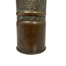 Load image into Gallery viewer, WWI US Trench Art, 75mm Artillery Casing