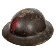 Load image into Gallery viewer, WWI US Army British Made Raw Edge Brodie Helmet Shell, 5th Div