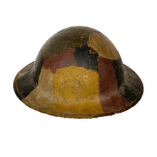 Load image into Gallery viewer, WWI US Army British Made Helmet Shell, Camouflage