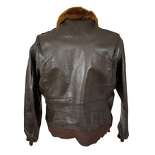 Load image into Gallery viewer, 1960’s-Cold War US Navy BuAer Leather G-1 Leather Flight Jacket, 42, RADM Edward J. Costello