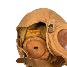 Load image into Gallery viewer, WWI US Army Aviation Leather Flight Helmet with Earpieces, by Western Electric