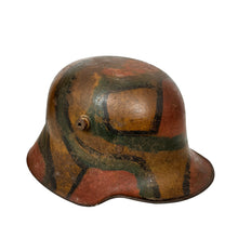 Load image into Gallery viewer, WWI German M17 Stahlhelm – Camouflage Helmet Shell (ET64)