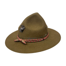 Load image into Gallery viewer, Pre-WWII USMC Officers Campaign Hat, Named &amp; Dated 1939