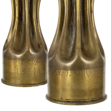 Load image into Gallery viewer, WWI US Army Trench Art 75mm Shell, 368th Inf Reg, 92nd Division, African American