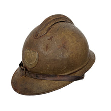 Load image into Gallery viewer, WWI French North African Colonial Zouave Helmet with Liner &amp; Chinstrap