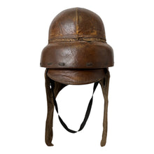 Load image into Gallery viewer, WWI French Aviation Pilots Cork Flight Helmet