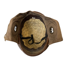 Load image into Gallery viewer, WWI French Aviation Pilots Cork Flight Helmet