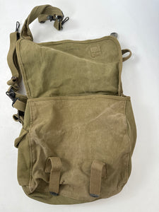 WWII US Army M36 Musette Bag, 1942 w/ Suspenders