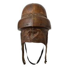 Load image into Gallery viewer, WWI French Aviation Pilots Cork Flight Helmet