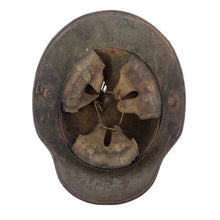 Load image into Gallery viewer, WWI Germany Battle-Damaged Mail Home M17 Stahlhelm with Liner, Named