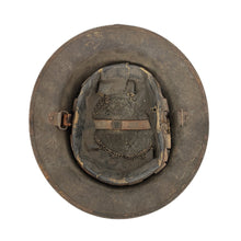 Load image into Gallery viewer, WWI US Army M1917 Helmet w/ Liner, 110th Sanitary Train, 35th Div