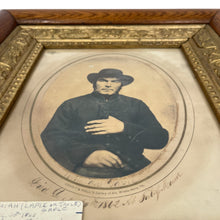 Load image into Gallery viewer, Civil War Union Portrait Photo Jeremiah Yaple, Co A, 178th PA Inf