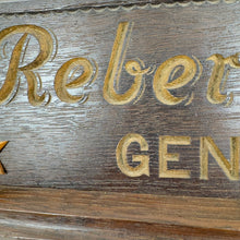 Load image into Gallery viewer, 1950’s Cold War US Army Western Area Command, Germany Desk Name Plate, MG Miles Reber