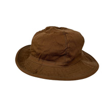 Load image into Gallery viewer, NOS WWI US Army Brown Denim “Daisy Mae” Fatigue Hat, Apr 24, 1918