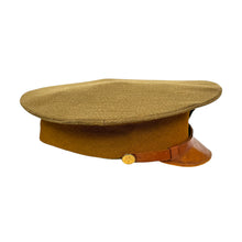 Load image into Gallery viewer, Scarce WWI British-Made U.S. Army Officer’s Visor Cap, Named