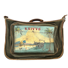 Load image into Gallery viewer, Post-WWII USAAF B-4 Flight Bag, Painted in Cavite City, Philippines, 1948