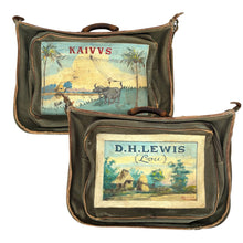 Load image into Gallery viewer, Post-WWII USAAF B-4 Flight Bag, Painted in Cavite City, Philippines, 1948