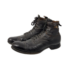 Load image into Gallery viewer, WWI US Navy Enlisted Black High-Top Shoes