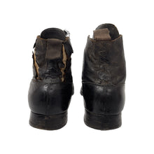 Load image into Gallery viewer, WWI US Navy Enlisted Black High-Top Shoes