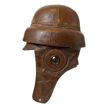 Load image into Gallery viewer, WWI French Aviation Pilots Cork Flight Helmet