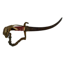 Load image into Gallery viewer, Pre Civil War Eagle Head Sword, Silver-Plated and Etched