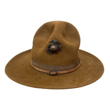 Load image into Gallery viewer, WWI USMC P1912 Enlisted Campaign Hat, Dated 1918