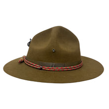 Load image into Gallery viewer, Pre-WWII USMC Officers Campaign Hat, Named &amp; Dated 1939