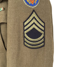 Load image into Gallery viewer, WWII US Army Ike Jacket, European Theater Command, Msgt Rossi