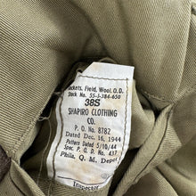 Load image into Gallery viewer, WWII US Army Ike Jacket, European Theater Command, Msgt Rossi