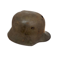 Load image into Gallery viewer, WWI Germany Battle-Damaged Mail Home M17 Stahlhelm with Liner, Named