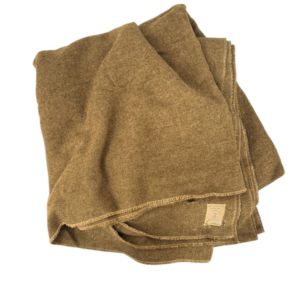 WWI US Army Issue Wool Blanket, July 24, 1917