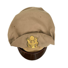 Load image into Gallery viewer, WWII US Army &quot;Crusher&quot; Cap - Lt. Gen. Lewis H. Brereton