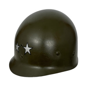 WWII US Army M1 Helmet Liner Complete, Named Maj. Gen. William W. Eagles