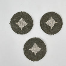 Load image into Gallery viewer, WWII German Heer Rank Pip Patches (x3)