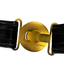 Load image into Gallery viewer, Gulf War Era US Army Officer Belt w/ Holster, Magazine Pouch - 24K Gold Plated Buckle